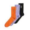 On Running On Logo Sock 3-Pack Unisex - Comet/Flame
