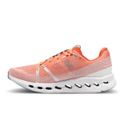 On Running ON Womens Cloudsurfer - Flame/White -Sportswear 3MD10421204 cloudsurfer ss23 flame white m g4