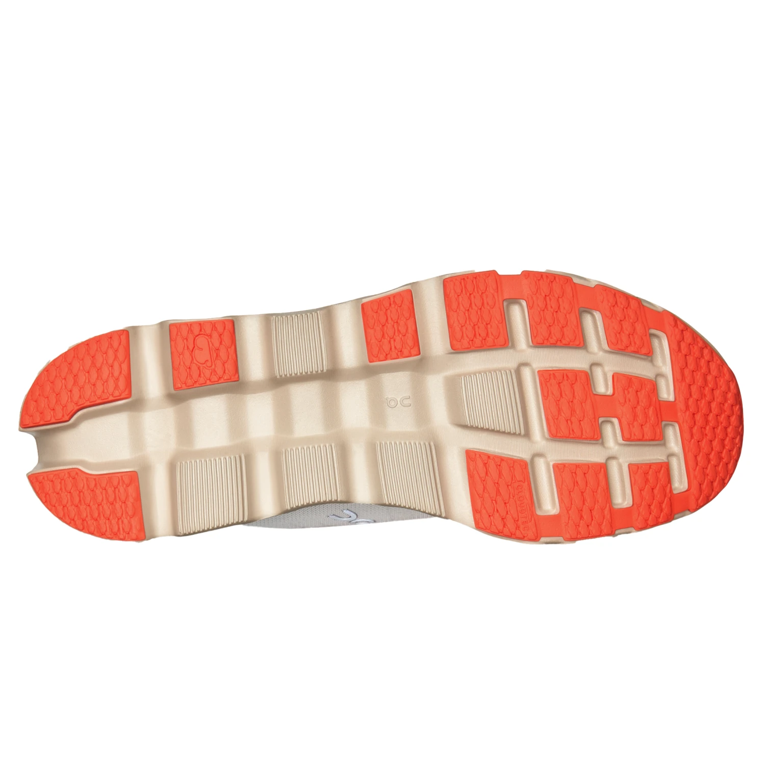 On Running ON Mens Cloudstratus 3 - Undyed White/Sand 2 On Running ON Mens Cloudstratus 3 - Undyed White/Sand - Image 2