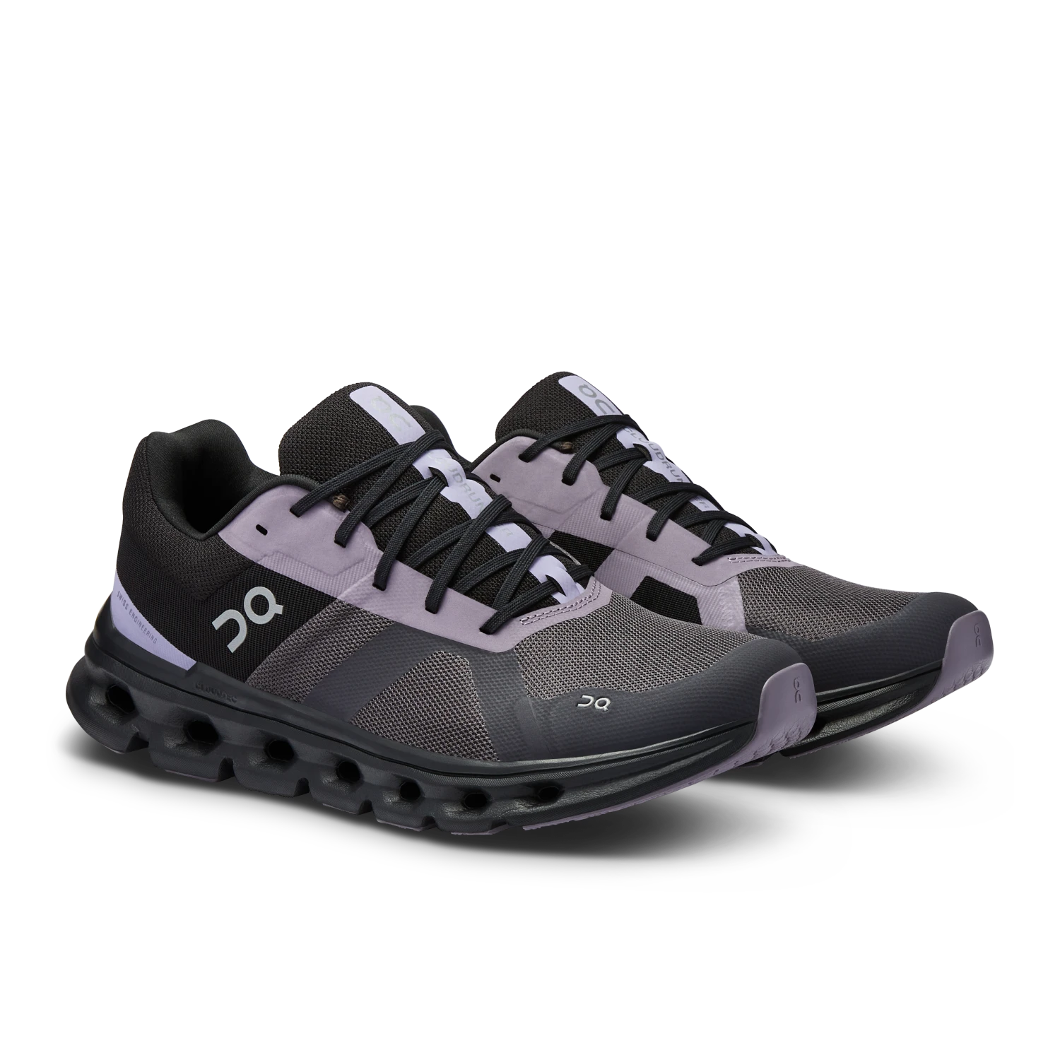 On Running ON Mens Cloudrunner - Iron/Black - Stability 6 On Running ON Mens Cloudrunner - Iron/Black - Stability - Image 6