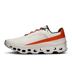 On Running ON Mens Cloudmonster - Undyed White/Flame -Sportswear 61.98086 cloudmonster fw23 undyed white flame m g4