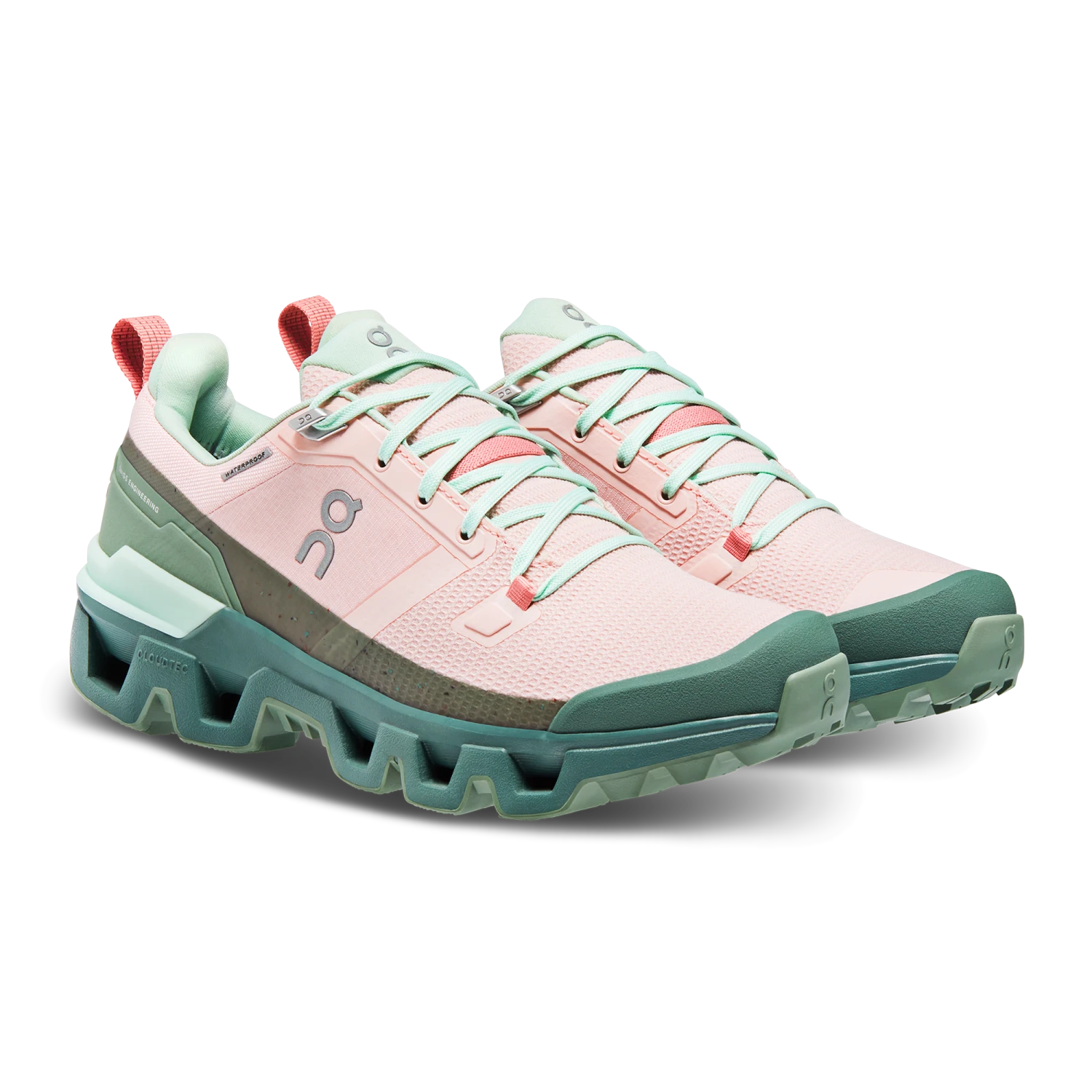 On Running ON Womens Cloudwander Waterproof - Doe/Ivy - Trail 6 On Running ON Womens Cloudwander Waterproof - Doe/Ivy - Trail - Image 6