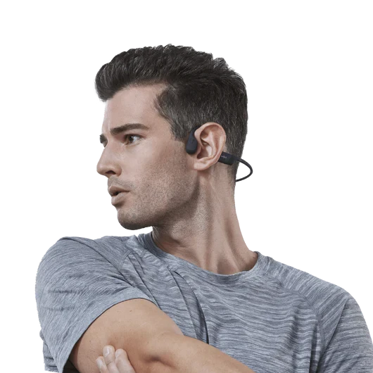 Shokz OpenRun Mini Wireless Bone Conduction Headphones - Black 3 Shokz OpenRun Mini Wireless Bone Conduction Headphones - Black - Image 3