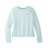 Brooks Womens Sprint Free Long Sleeve - Ice Blue