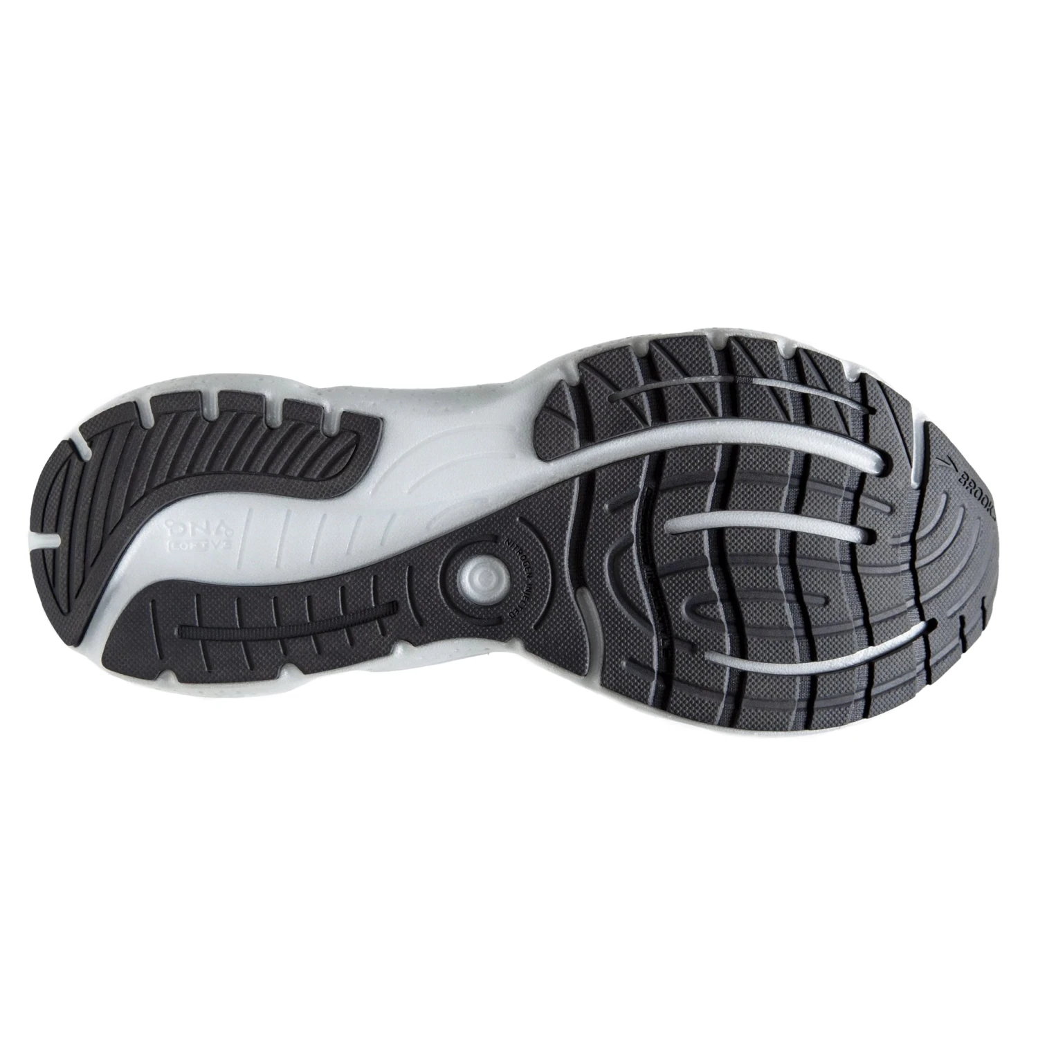 Brooks Mens Glycerin GTS 20 -Ebony/White/Nightlife - Stability 2 Brooks Mens Glycerin GTS 20 -Ebony/White/Nightlife - Stability - Image 2