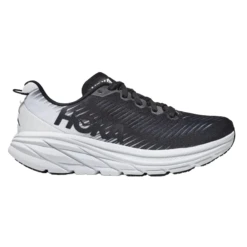Hoka Womens Rincon 3 Wide - D Width - Black/White - Neutral