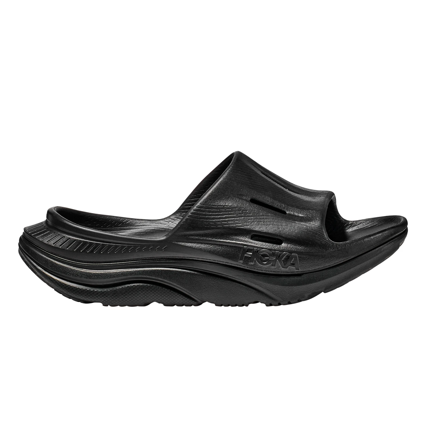 Hoka Unisex Ora Recovery Slide 3 - Black/Black 1 Hoka Unisex Ora Recovery Slide 3 - Black/Black