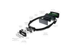 Ledlenser NEO9R LED Headlamp (1200) - Grey/Black -Sportswear NEO9R Exploded EN 2048x2048 c0a3b165 82b4 4221 9f41 85330c2e8dbd