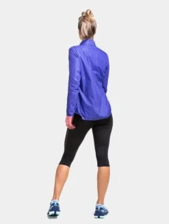 RonHill Womens Tech LTW Jacket - Indigo/Blush -Sportswear RH 006020 Womens Tech LTW Jacket RH 0914 Indigo Blush Back 7004