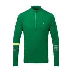 RonHill Mens Tech Afterhours 1/2 Zip Tee - Highland/Limestone/Reflect