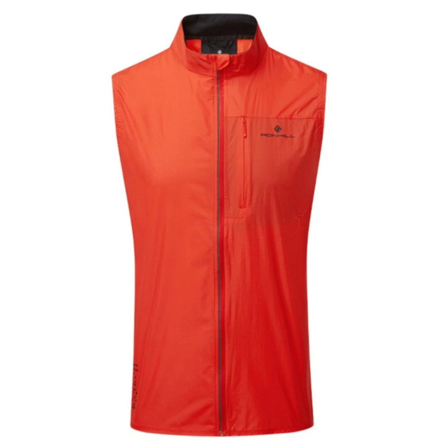 RonHill Mens Tech LTW Gilet - Flame/Black 1 RonHill Mens Tech LTW Gilet - Flame/Black