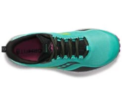Saucony Womens Peregrine 12 - Cool Mint/Acid - Trail -Sportswear S10737 26 3