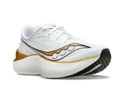 Saucony Womens Endorphin Pro 3 - White/Gold - Neutral -Sportswear S10755 13 5
