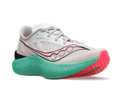Saucony Womens Endorphin Pro 3 - Fog/Vizipink - Neutral -Sportswear S10755 25 5