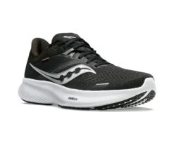 Saucony Womens Ride 16 - Black/White - Neutral -Sportswear S10830 05 5