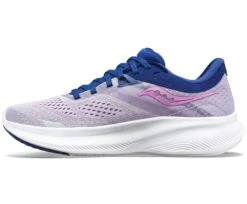 Saucony Womens Ride 16 - Mauve/Indigo - Neutral 7 Saucony Womens Ride 16 - Mauve/Indigo - Neutral -Sportswear S10830 30 2