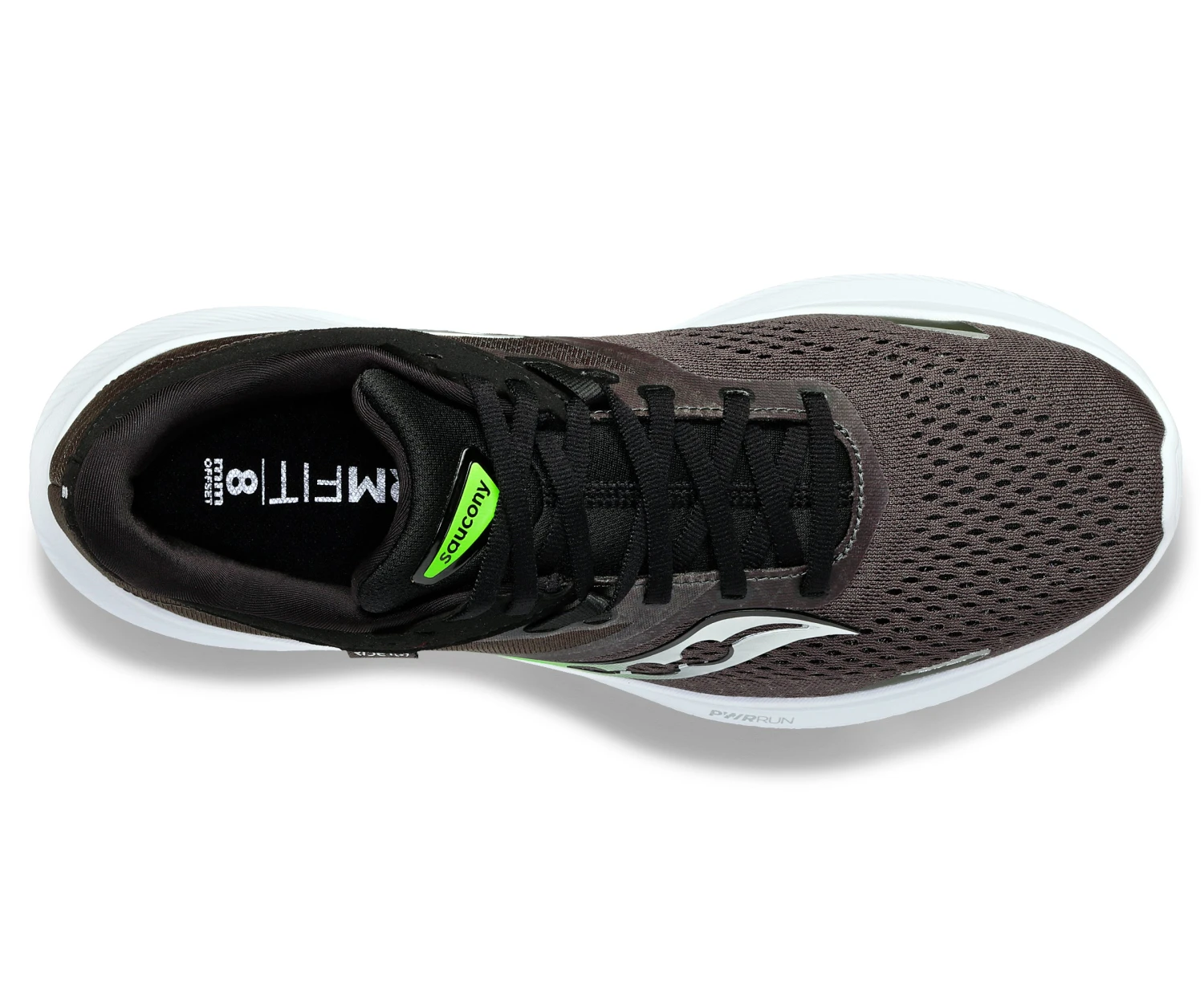 Saucony Mens Ride 16 - Umbra/Slime - Neutral 4 Saucony Mens Ride 16 - Umbra/Slime - Neutral - Image 4