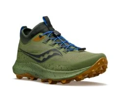 Saucony Mens Peregrine 13 ST - Glade/Bronze - Trail 7 Saucony Mens Peregrine 13 ST - Glade/Bronze - Trail -Sportswear S20840 30 5