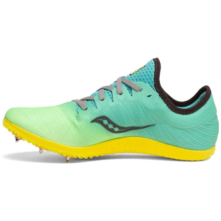 Saucony Mens Carrera XC4 Cross Country Spikes - Blue/Mutant 4 Saucony Mens Carrera XC4 Cross Country Spikes - Blue/Mutant - Image 4