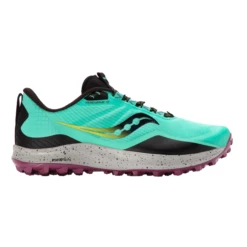 Saucony Womens Peregrine 12 - Cool Mint/Acid - Trail
