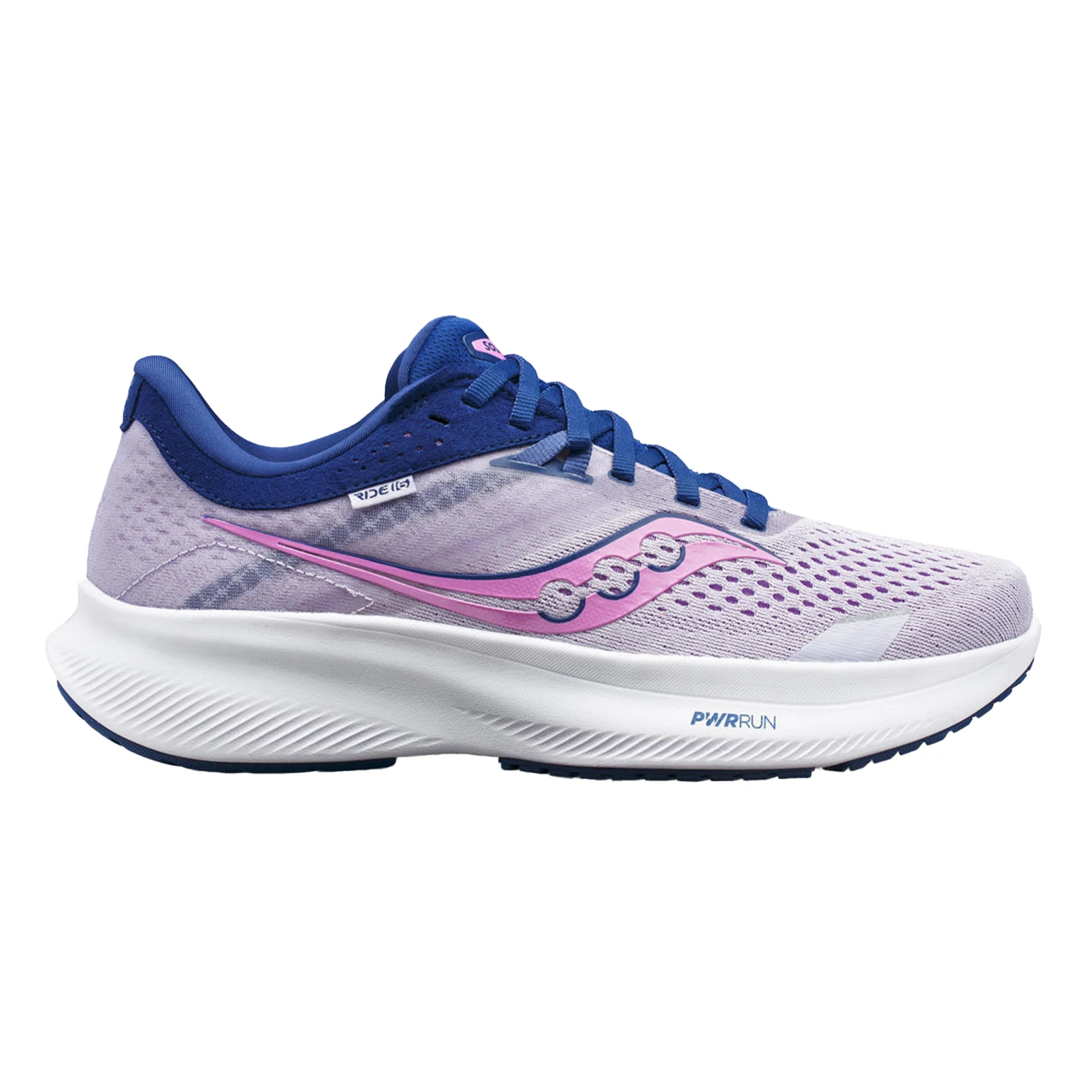 Saucony Womens Ride 16 - Mauve/Indigo - Neutral 1 Saucony Womens Ride 16 - Mauve/Indigo - Neutral