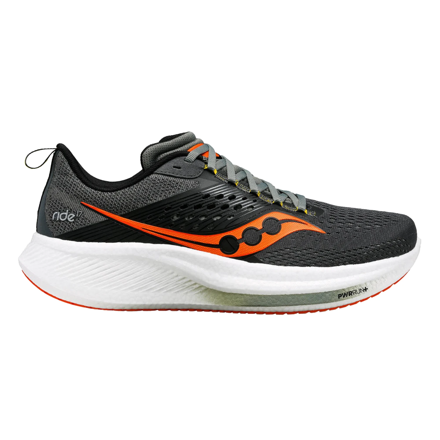 Saucony Mens Ride 17 - Shadow/Pepper - Neutral 1 Saucony Mens Ride 17 - Shadow/Pepper - Neutral