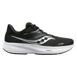 Saucony Womens Ride 16 - Black/White - Neutral
