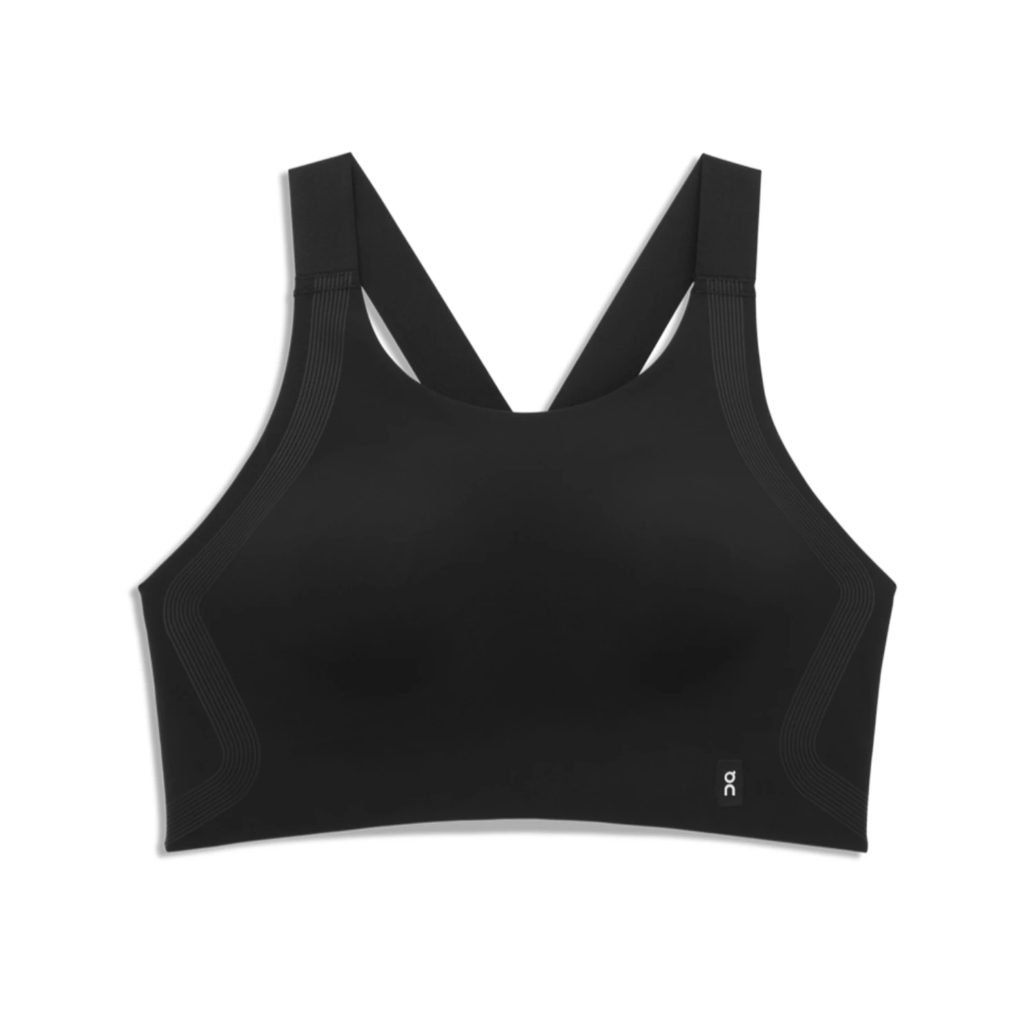 On Running On Womens Performance Bra - Black 1 On Running On Womens Performance Bra - Black