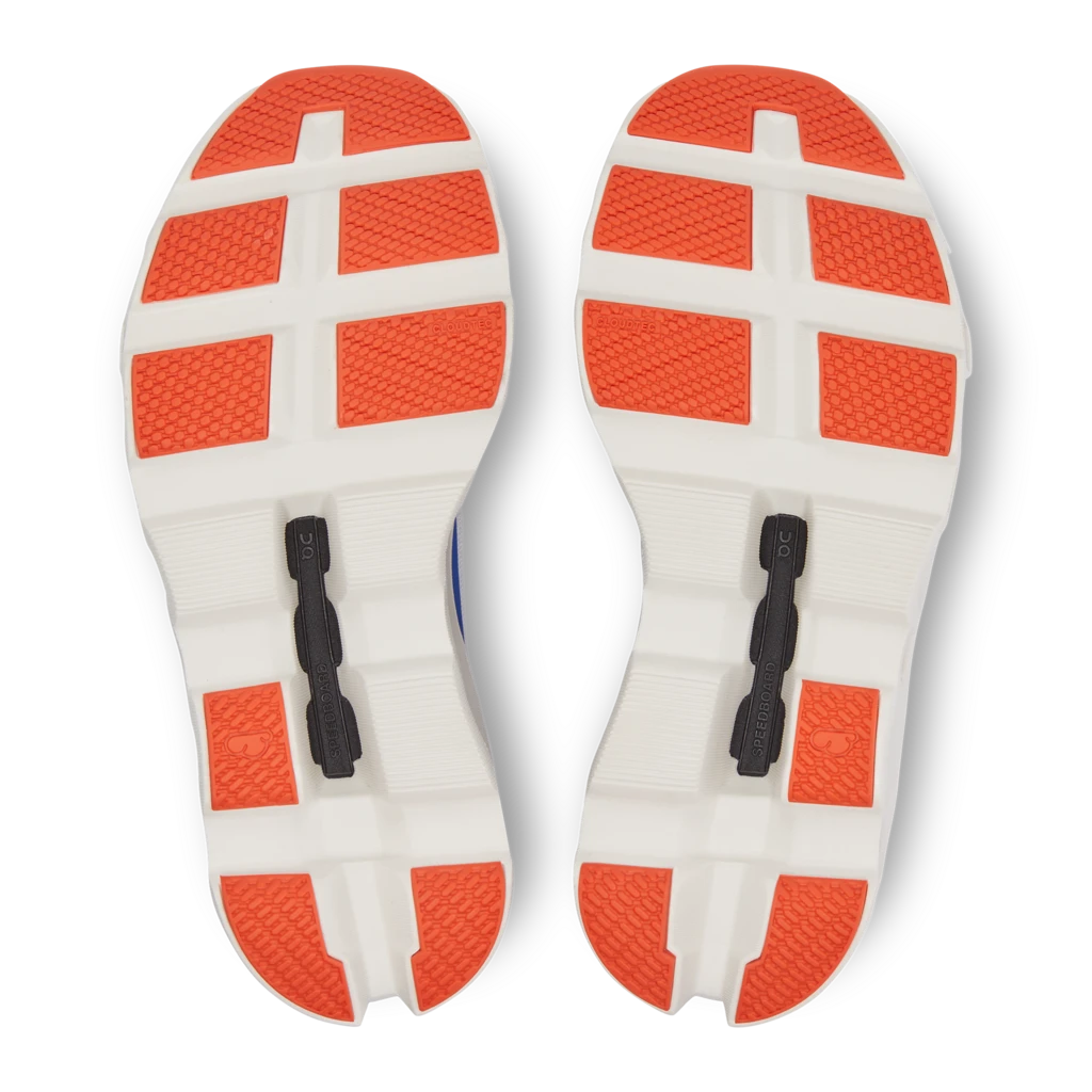 On Running ON Womens Cloudmonster - Frost/Cobalt 7 On Running ON Womens Cloudmonster - Frost/Cobalt - Image 7