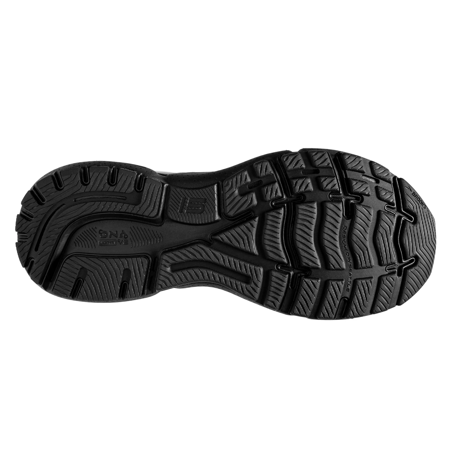 Brooks Mens Ghost 15 Extra Wide - 4E Width - Black/Black/Ebony - Neutral 2 Brooks Mens Ghost 15 Extra Wide - 4E Width - Black/Black/Ebony - Neutral - Image 2