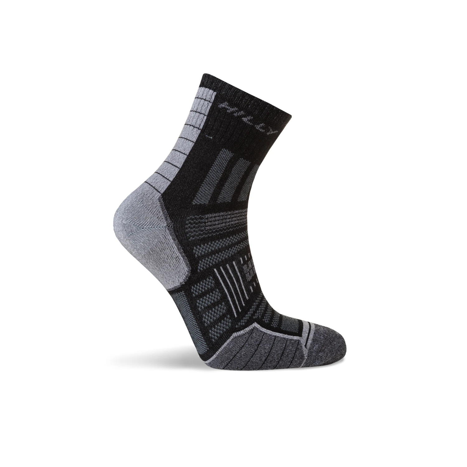 Hilly Twin Skin Anklet - Black/Grey Marl 1 Hilly Twin Skin Anklet - Black/Grey Marl