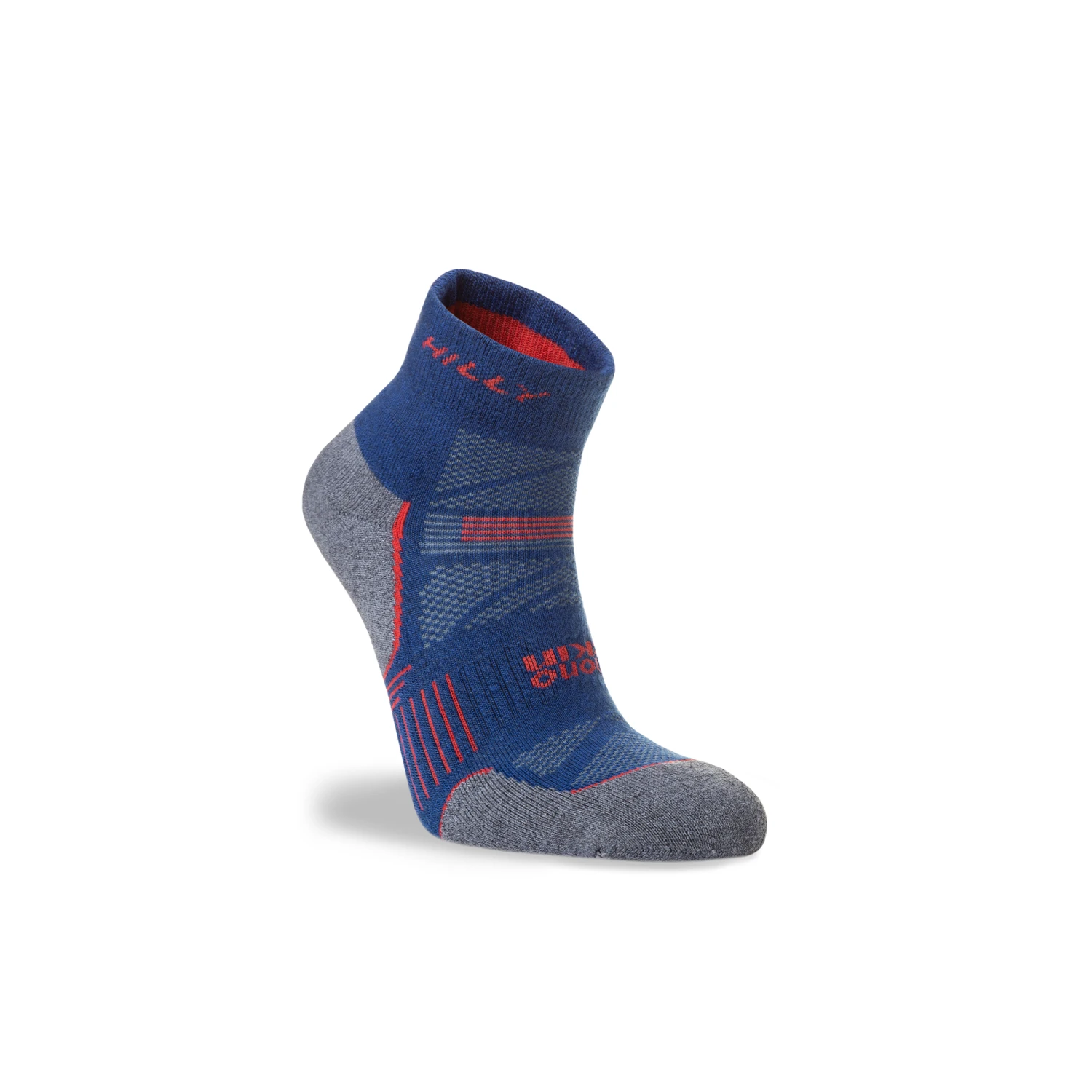 Hilly Supreme Anklet - Denim/Grey Marl 2 Hilly Supreme Anklet - Denim/Grey Marl - Image 2