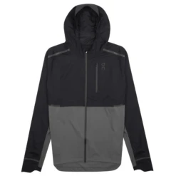 On Running ON Mens Weather Jacket - Black/Shadow