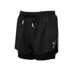 RonHill Womens Tech Distance Twin Short - All Black