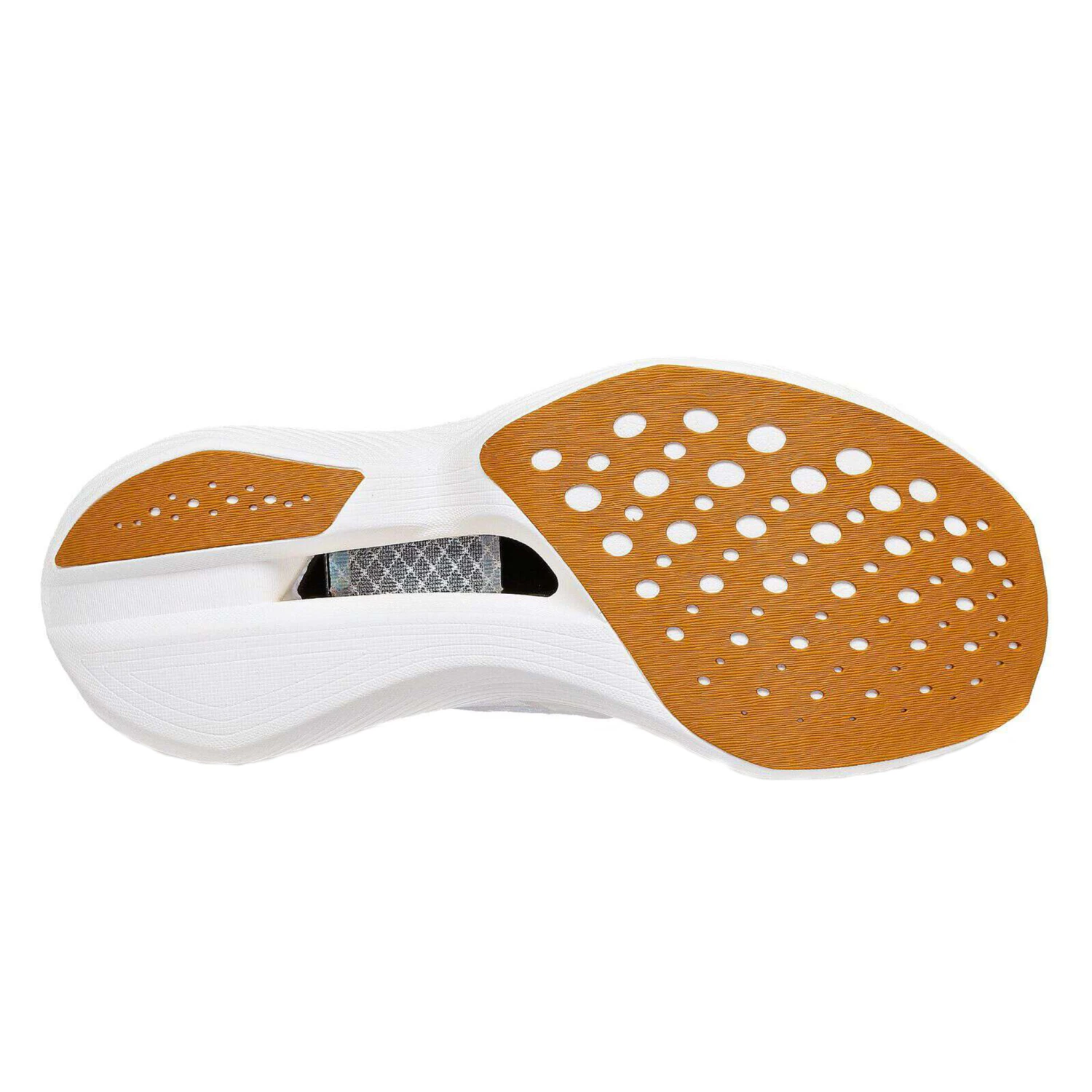 Saucony Womens Endorphin Elite - White/Gold - Neutral 2 Saucony Womens Endorphin Elite - White/Gold - Neutral - Image 2