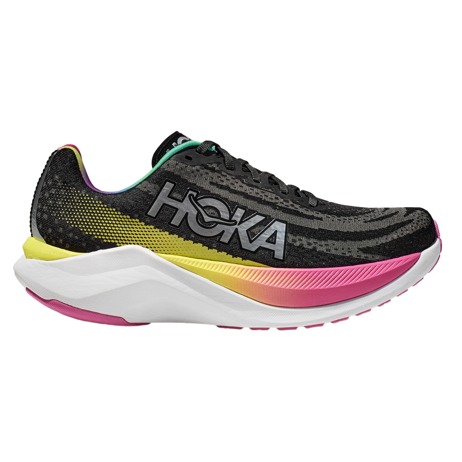 Hoka Mens Mach X - Black/Silver - Neutral 1 Hoka Mens Mach X - Black/Silver - Neutral