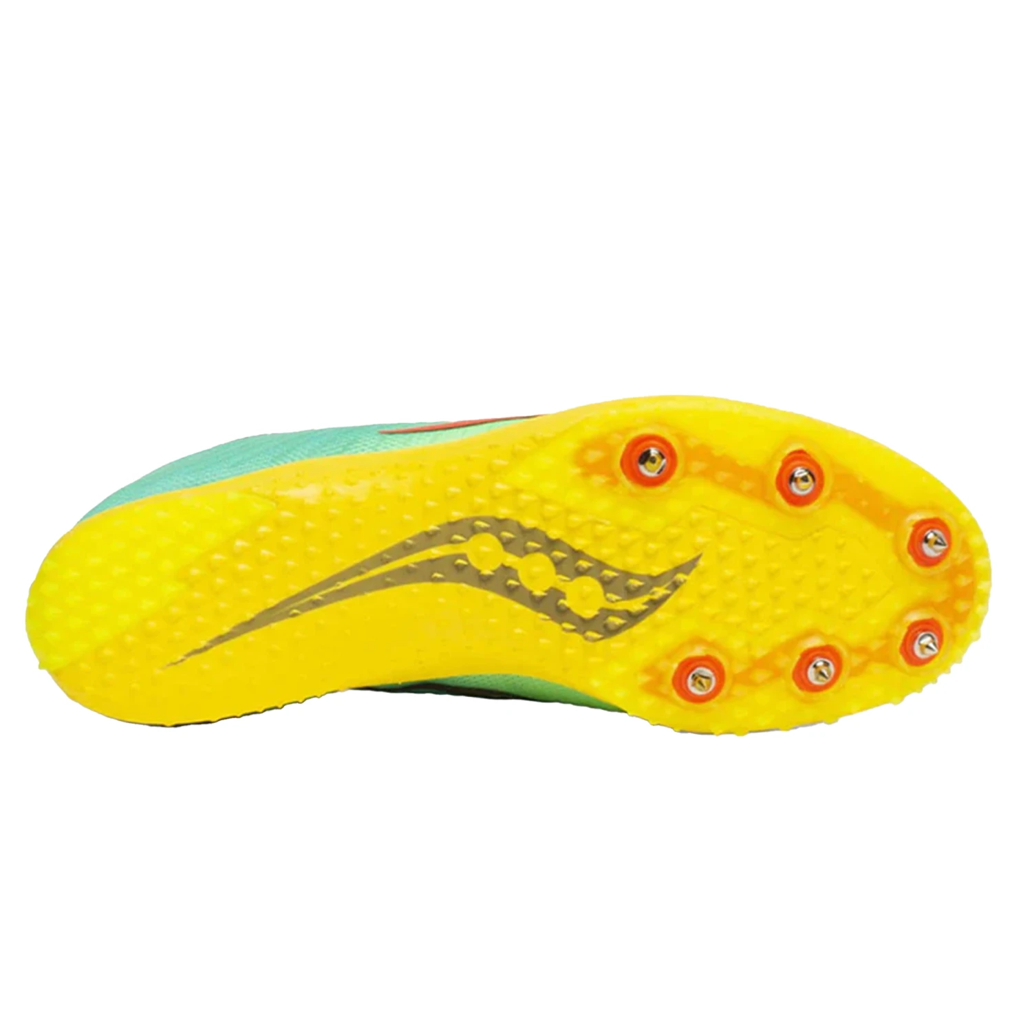 Saucony Mens Carrera XC4 Cross Country Spikes - Blue/Mutant 2 Saucony Mens Carrera XC4 Cross Country Spikes - Blue/Mutant - Image 2