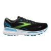 Brooks Mens Adrenaline GTS 23 Wide - 2E Width - Black/Hawaiian Ocean/Green - Stability