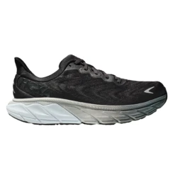 Hoka Mens Arahi 6 Wide - 2E Width - Black/White - Stability