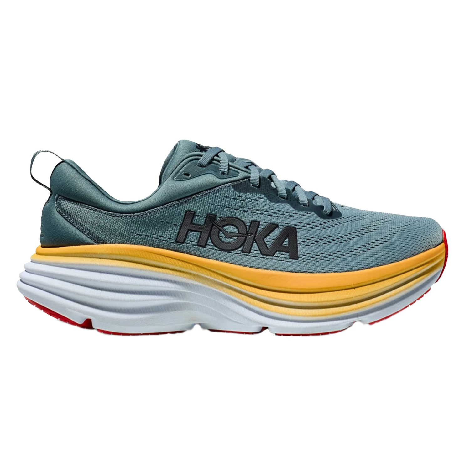 Hoka Mens Bondi 8 - Goblin Blue/Mountain Spring - Neutral 1 Hoka Mens Bondi 8 - Goblin Blue/Mountain Spring - Neutral