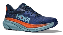 Hoka Mens Challenger ATR 7 - Bellwether/Stone Blue - Trail -Sportswear challenger7 bellweatherblue stoneblue 7