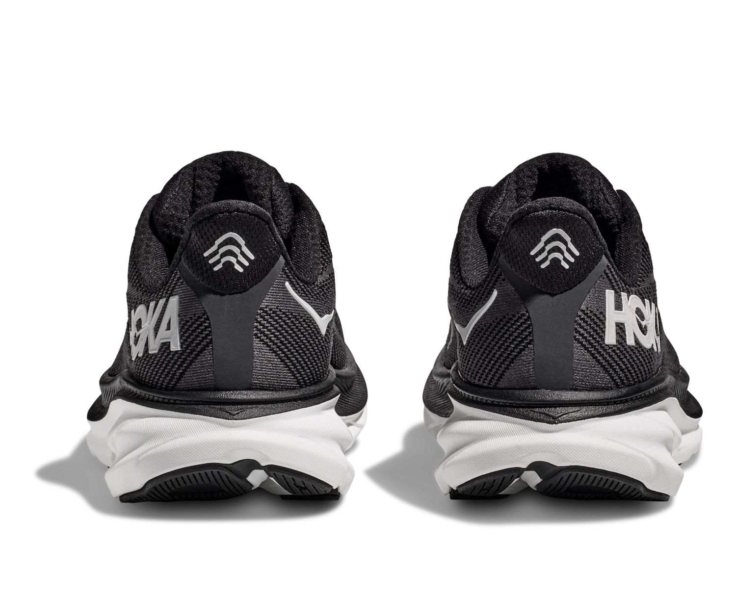 Hoka Womens Clifton 9 - Black/White - Neutral 6 Hoka Womens Clifton 9 - Black/White - Neutral - Image 6