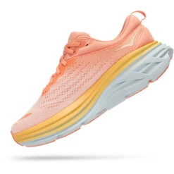 Hoka Womens Bondi 8 - Shell Coral/Peach Parfait - Neutral 10 Hoka Womens Bondi 8 - Shell Coral/Peach Parfait - Neutral -Sportswear hoka one one bondi 8 running shoes women shell coral peach parfait 4