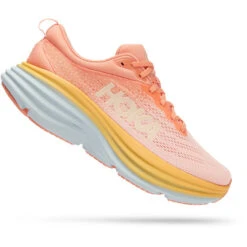 Hoka Womens Bondi 8 - Shell Coral/Peach Parfait - Neutral 11 Hoka Womens Bondi 8 - Shell Coral/Peach Parfait - Neutral -Sportswear hoka one one bondi 8 running shoes women shell coral peach parfait 5