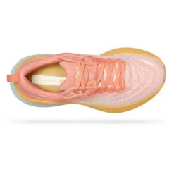 Hoka Womens Bondi 8 - Shell Coral/Peach Parfait - Neutral 13 Hoka Womens Bondi 8 - Shell Coral/Peach Parfait - Neutral -Sportswear hoka one one bondi 8 running shoes women shell coral peach parfait 7