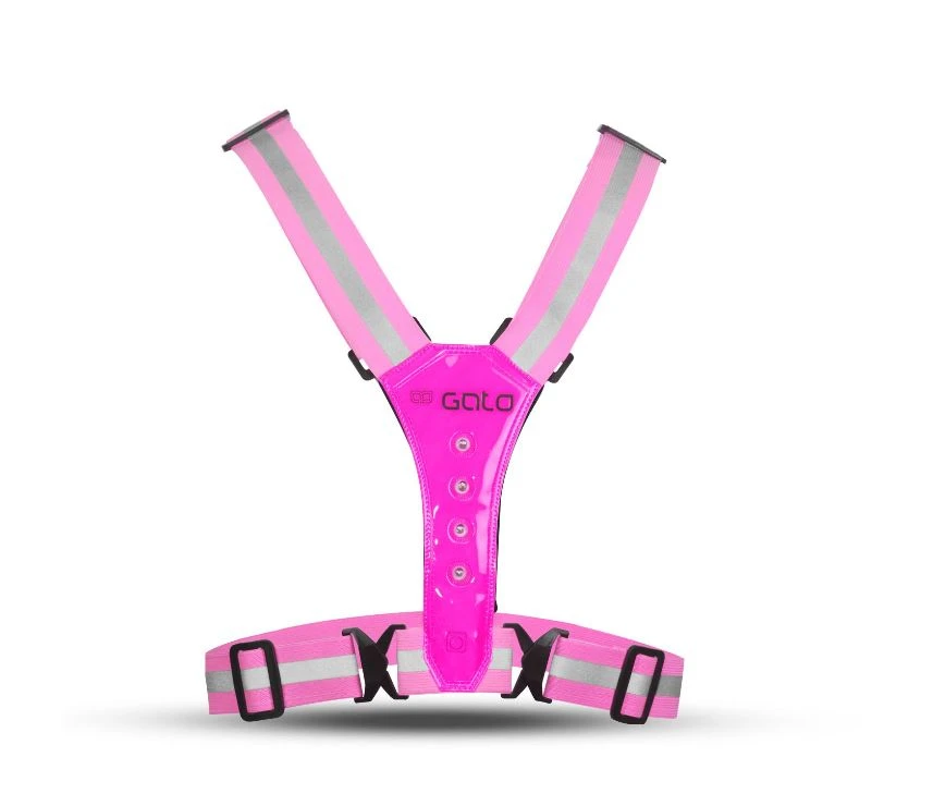 Gato LED Vest USB - Hot Pink 2 Gato LED Vest USB - Hot Pink - Image 2