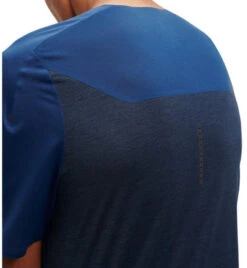 On Running ON Mens Performance SS Tee - Denim/Navy -Sportswear on performance t running shirt denim navy 6 1153431