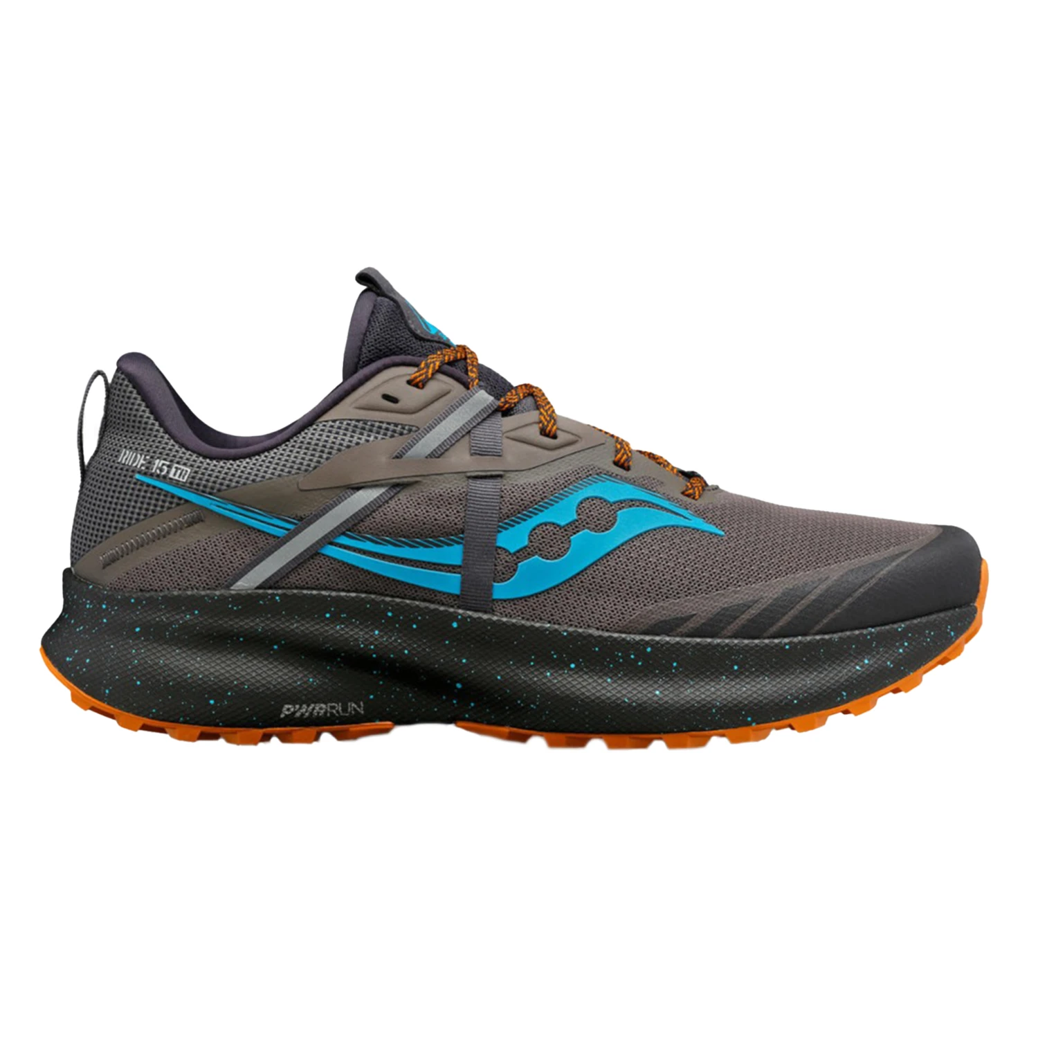 Saucony Mens Ride 15 TR - Pewter/Agave - Trail 1 Saucony Mens Ride 15 TR - Pewter/Agave - Trail