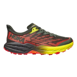 Hoka Mens Speedgoat 5 - Thyme/Fiesta - Trail