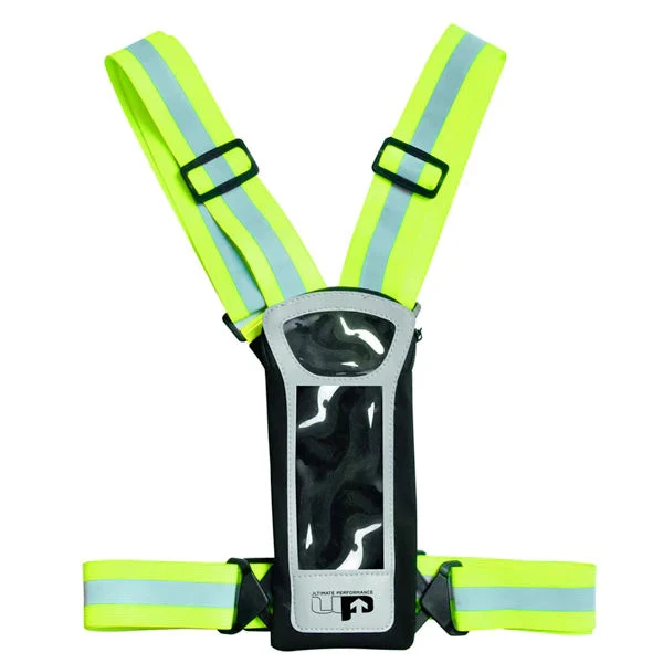 Up Ultimate Performance Stile Reflective LED Run Vest & Phone Carrier - Fluorescent Yellow 1 Up Ultimate Performance Stile Reflective LED Run Vest & Phone Carrier - Fluorescent Yellow